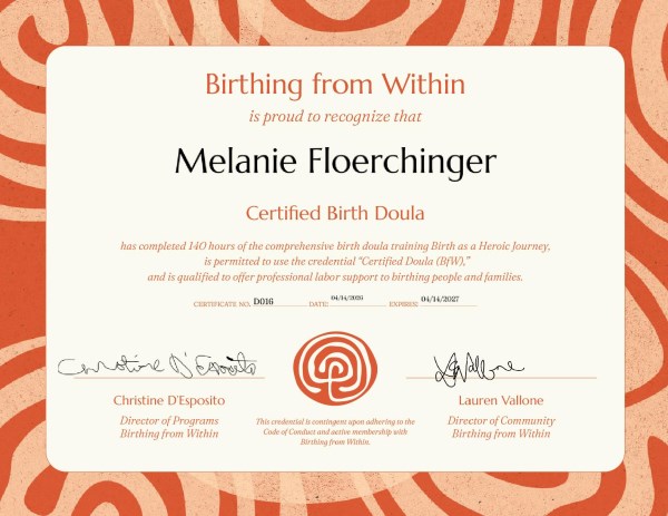 Certification