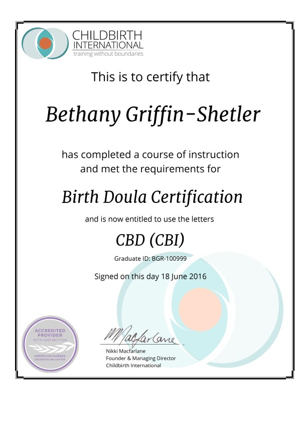 Certification