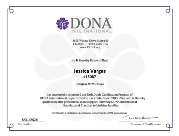 Certification