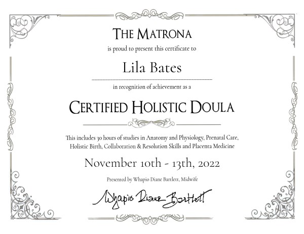 Certification
