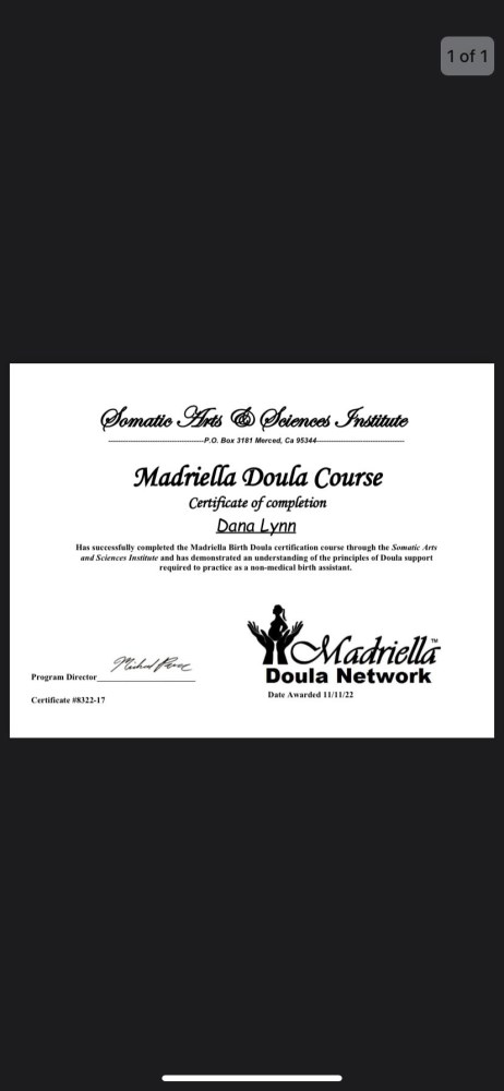 Certification