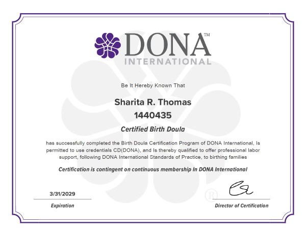 Certification