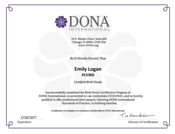 Certification