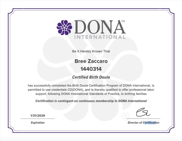 Certification