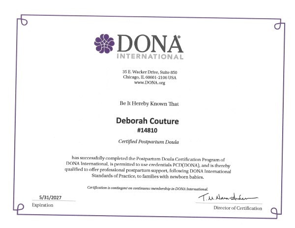 Certification