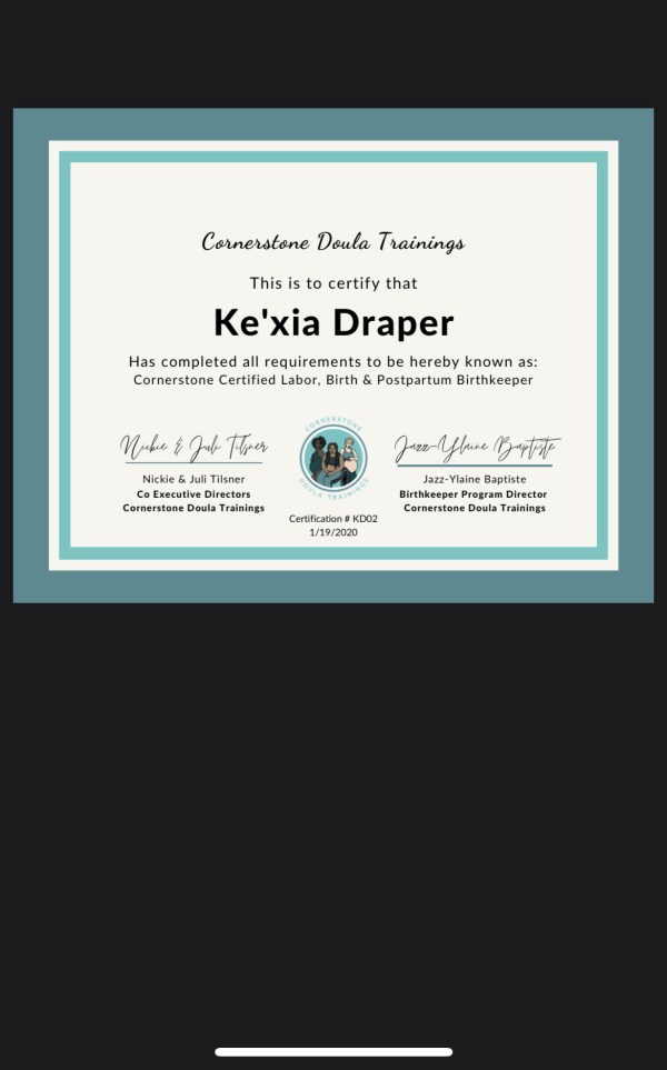Certification