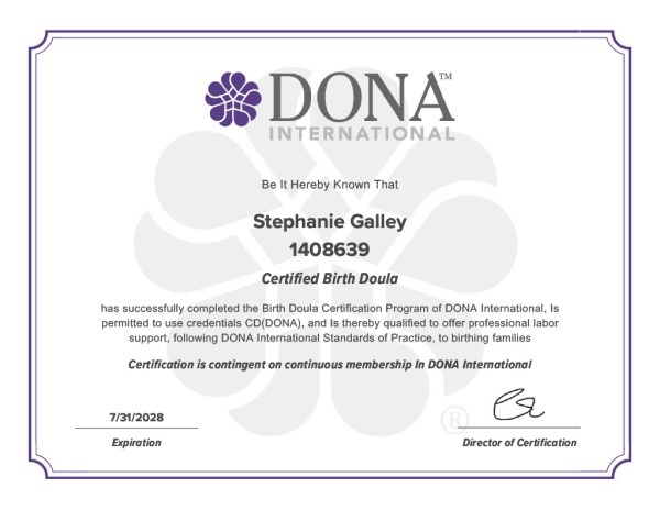 Certification
