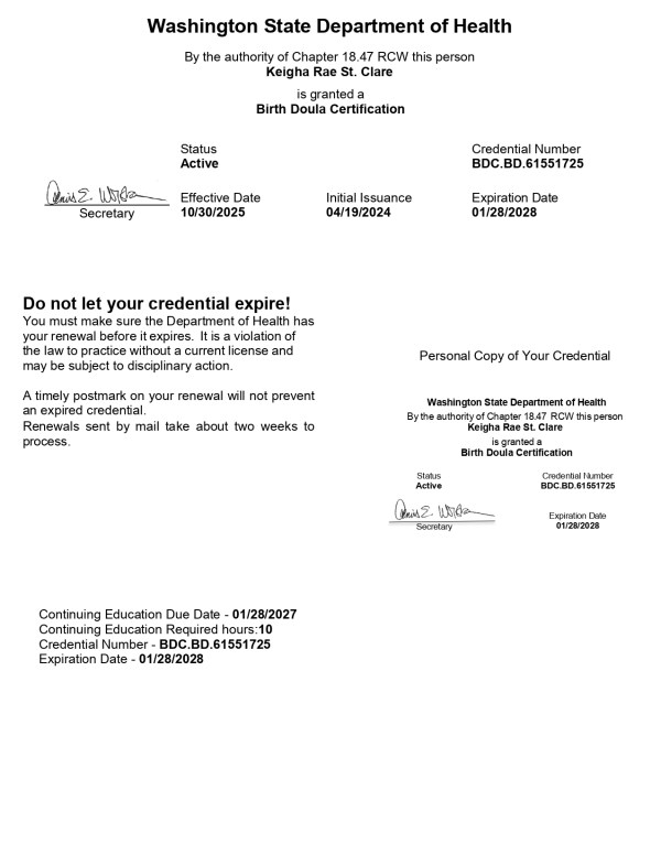 Certification