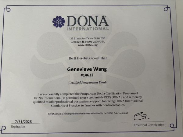 Certification