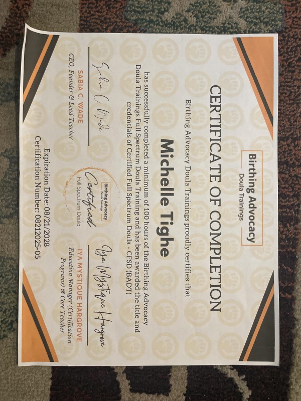 Certification
