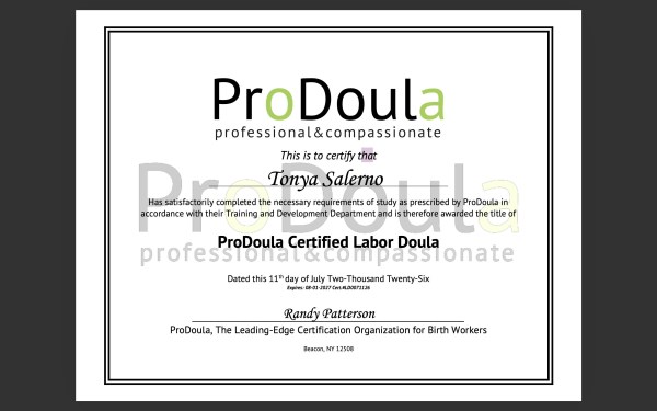 Certification