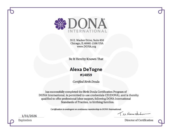 Certification