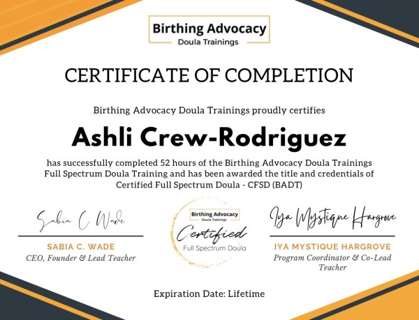 Certification