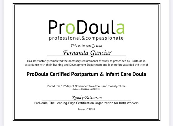 Certification