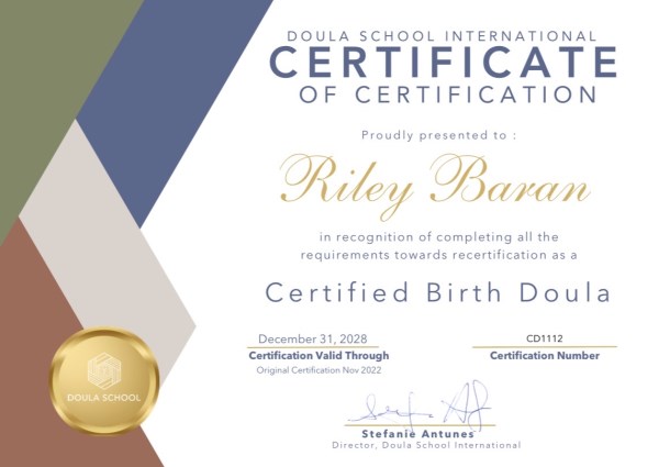 Certification