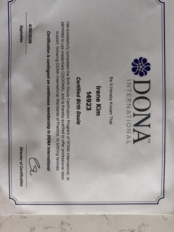 Certification