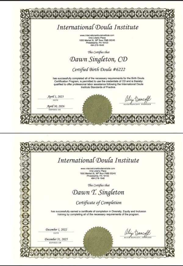 Certification