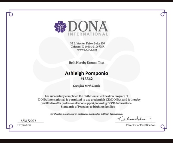 Certification