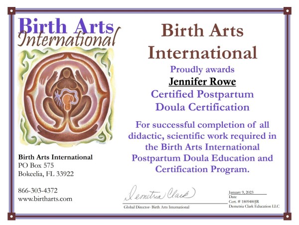 Certification