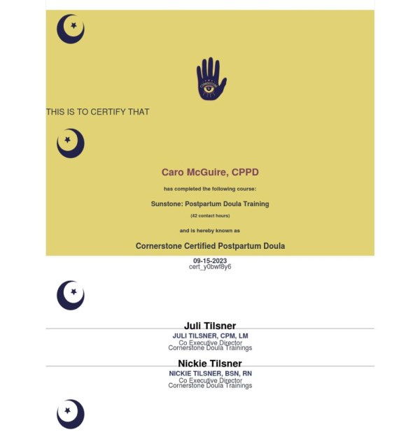 Certification
