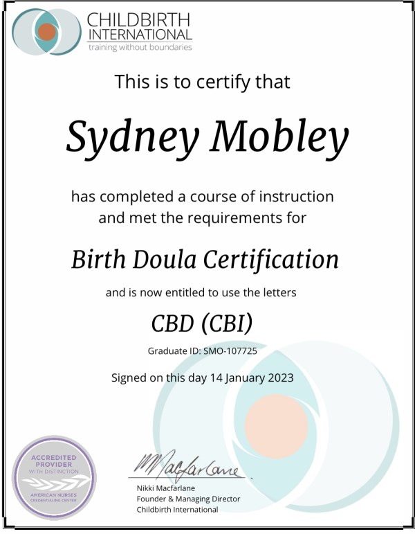 Certification