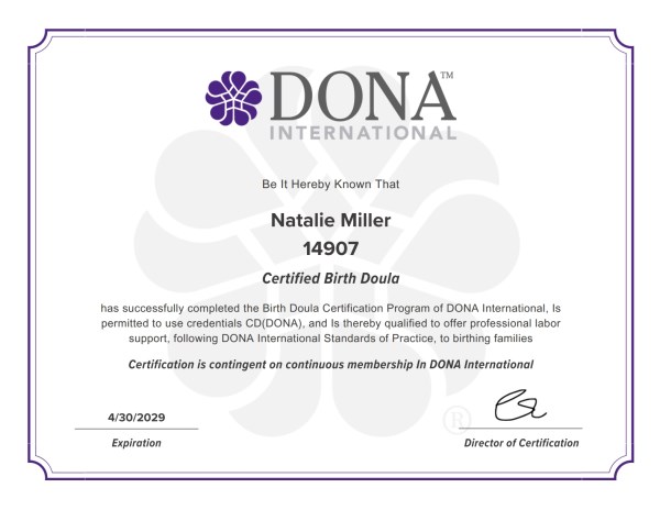 Certification