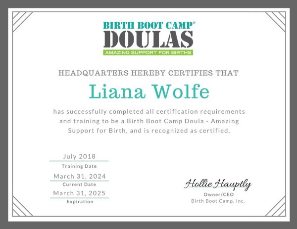 Certification