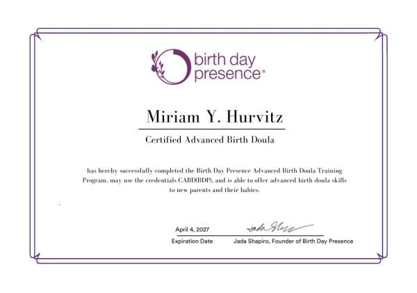 Certification