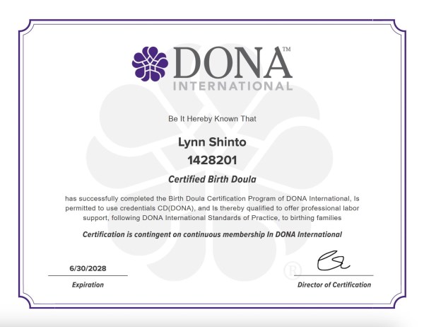 Certification
