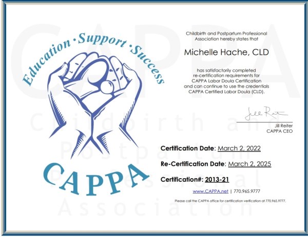 Certification