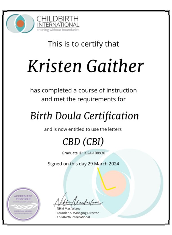 Certification