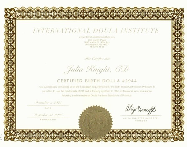 Certification