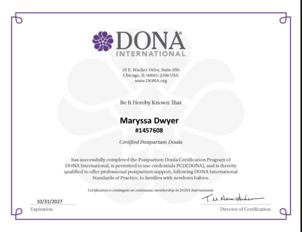 Certification