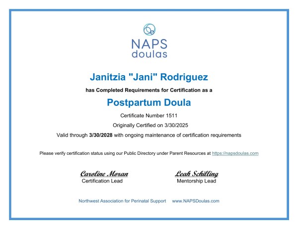 Certification