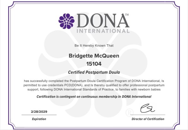 Certification