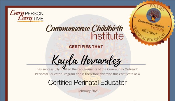 Certification