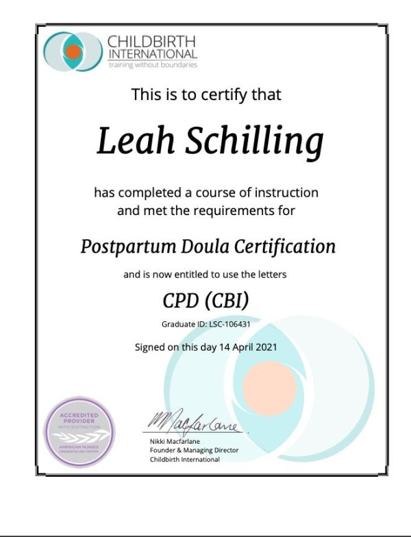Certification