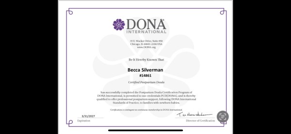 Certification