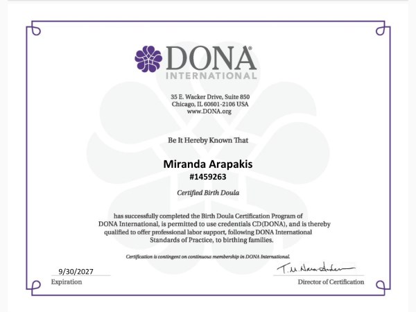 Certification