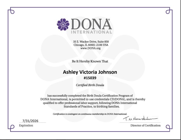 Certification