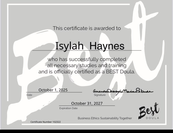 Certification