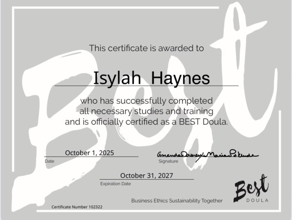 Certification
