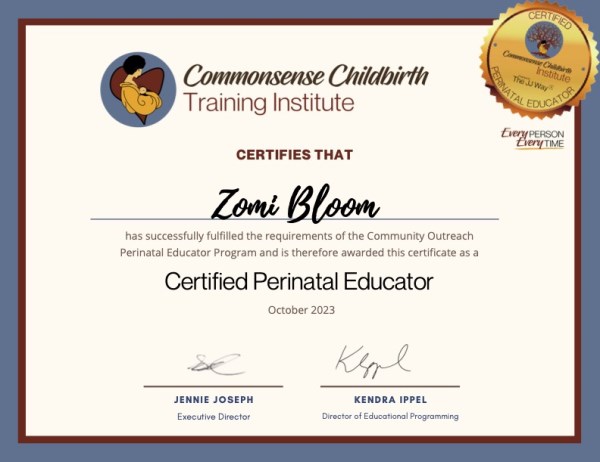 Certification