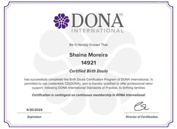 Certification