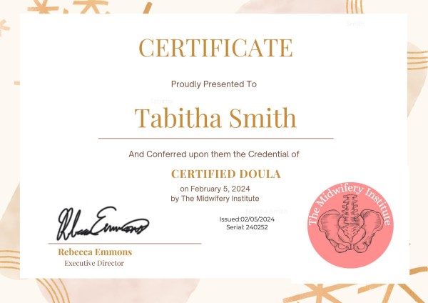 Certification