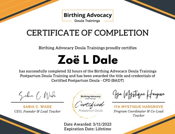 Certification