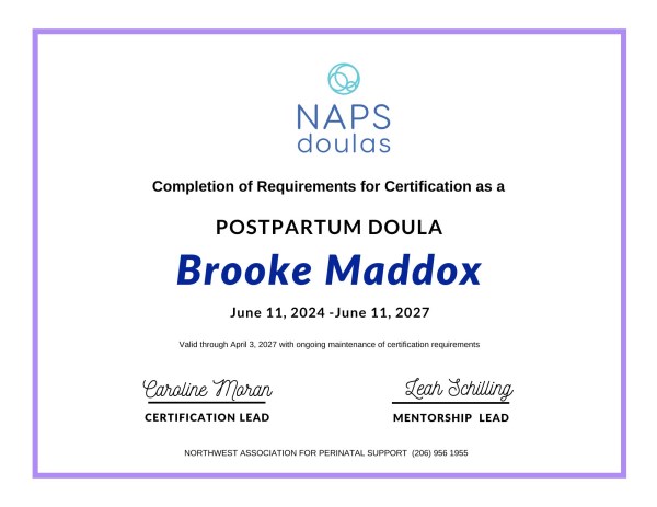 Certification