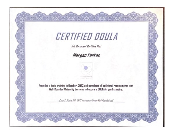 Certification