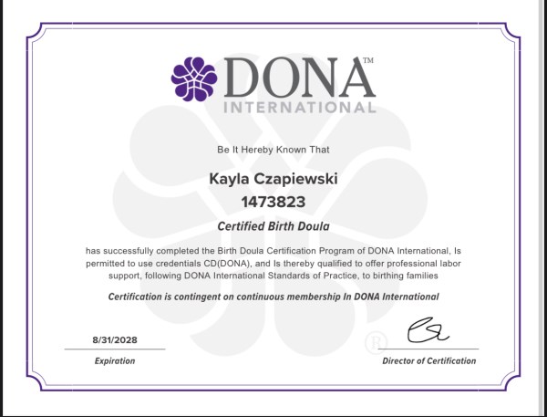 Certification