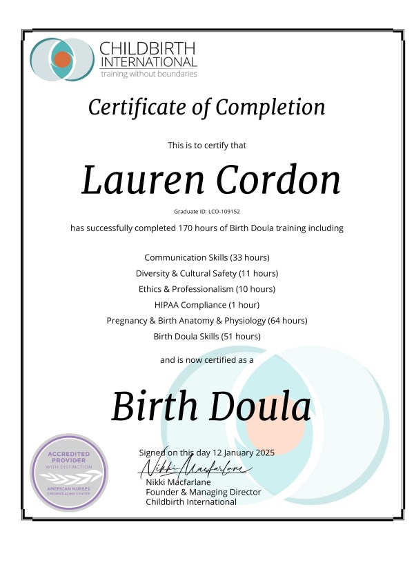 Certification